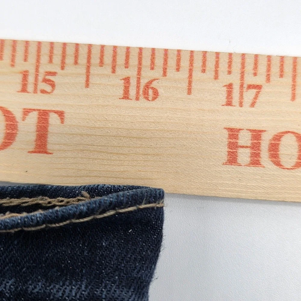 Classic Levi's 511 Slim Fit‎ Jeans M 34x34 Dark Wash Blue Denim Pants Streetwear